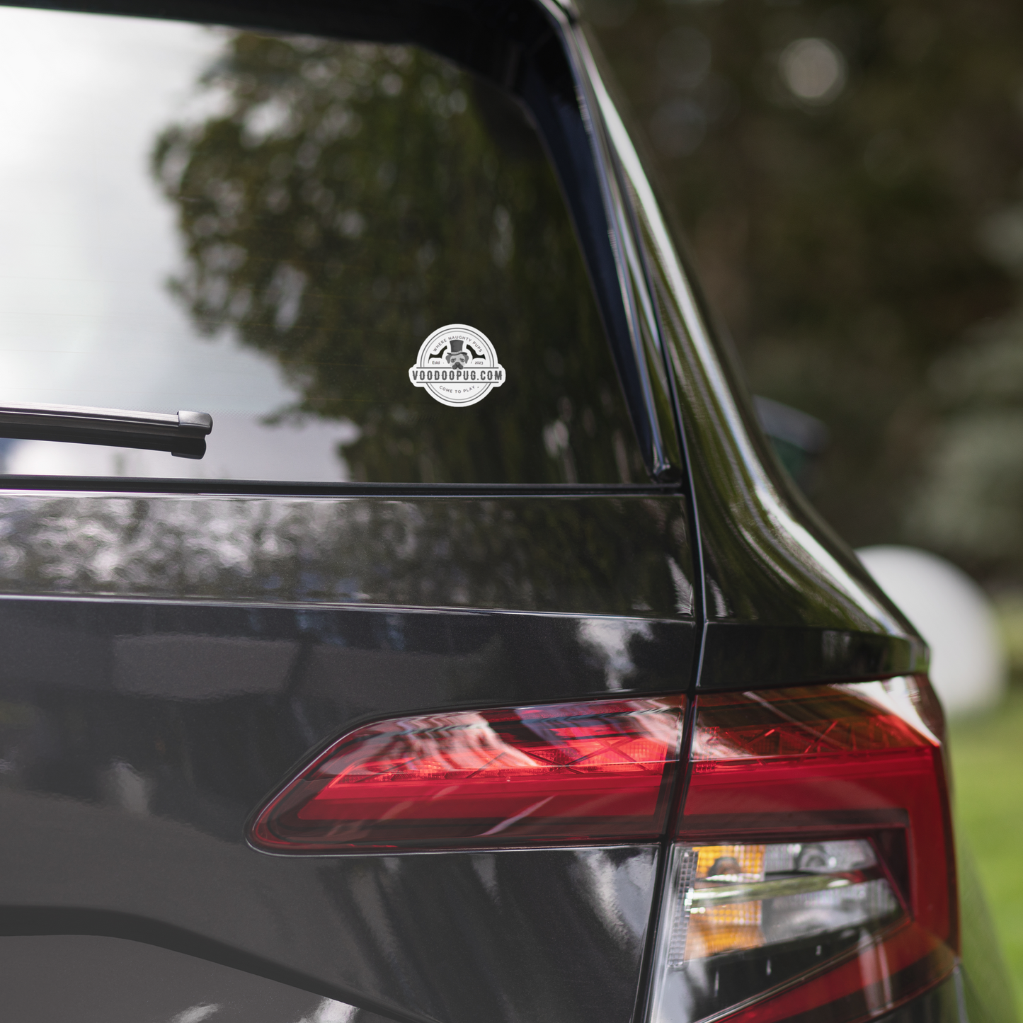 Voodoo Pug Bubble-free stickers