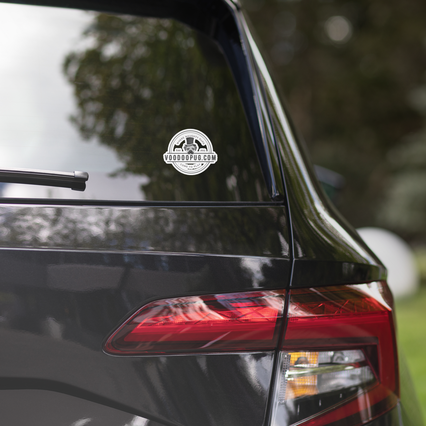 Voodoo Pug Bubble-free stickers