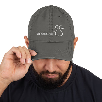 VoodooPug.com Distressed Hat