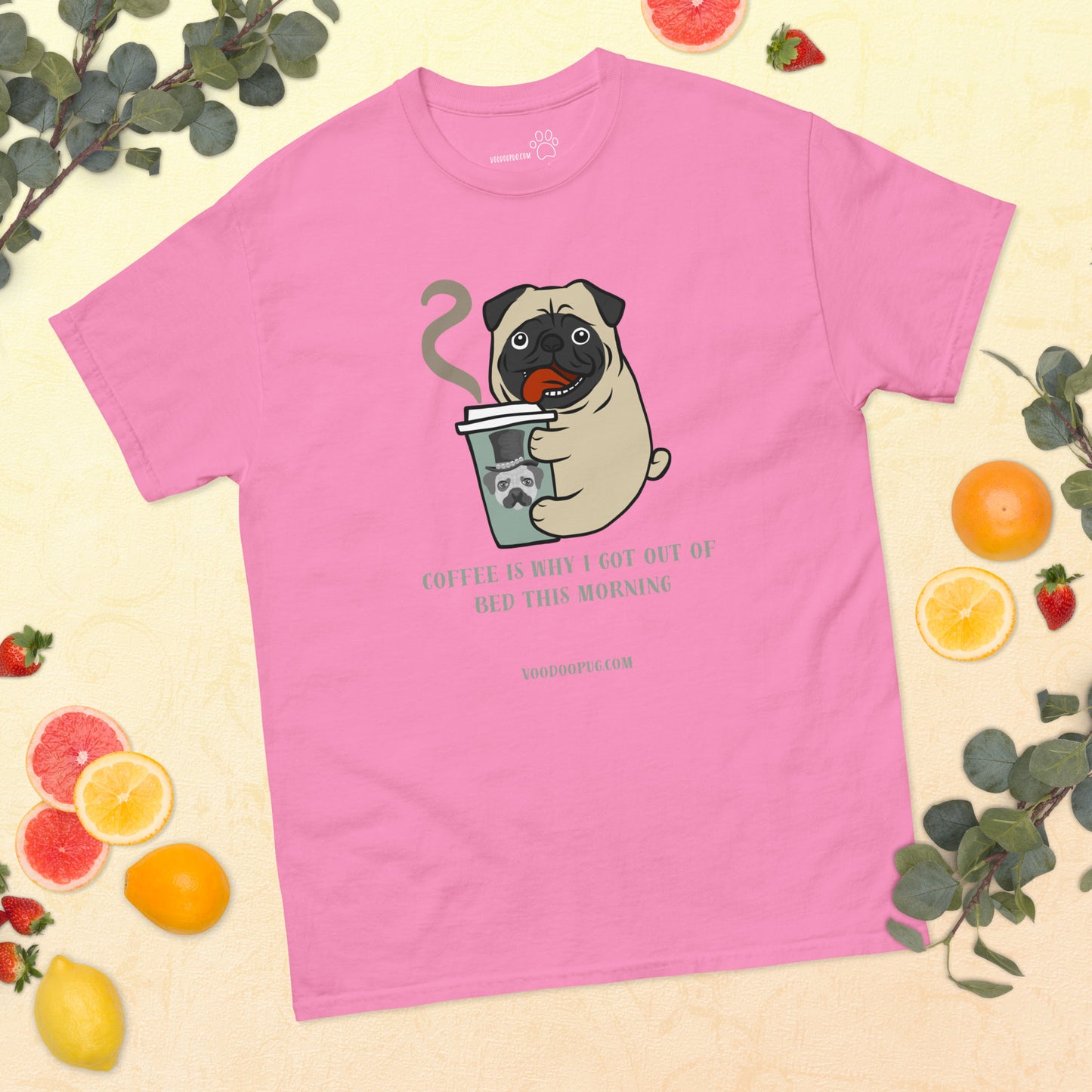 Coffee Pug Men's Classic Tee