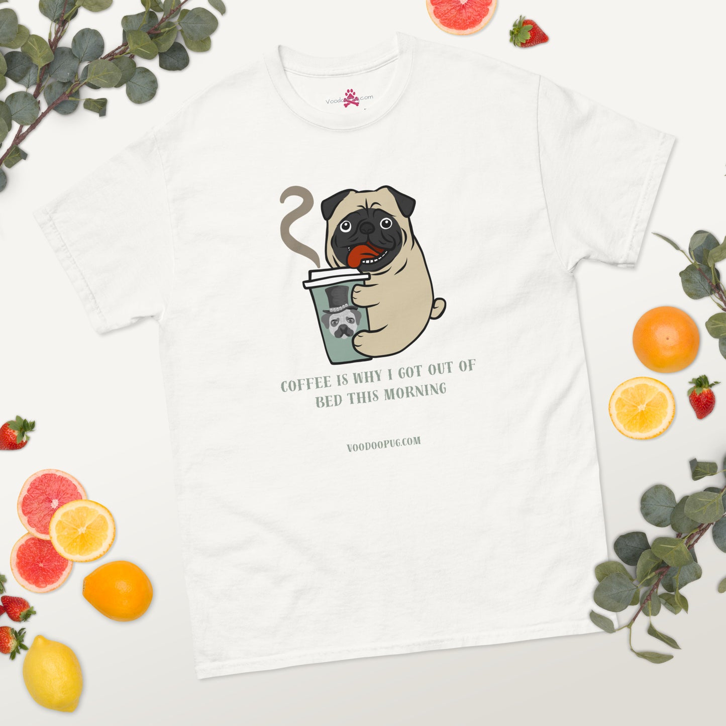 Coffee Pug Men's Classic Tee