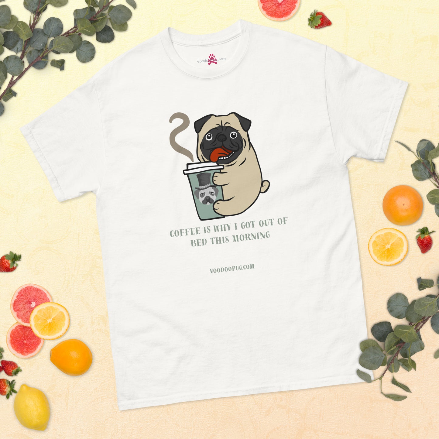 Coffee Pug Men's Classic Tee