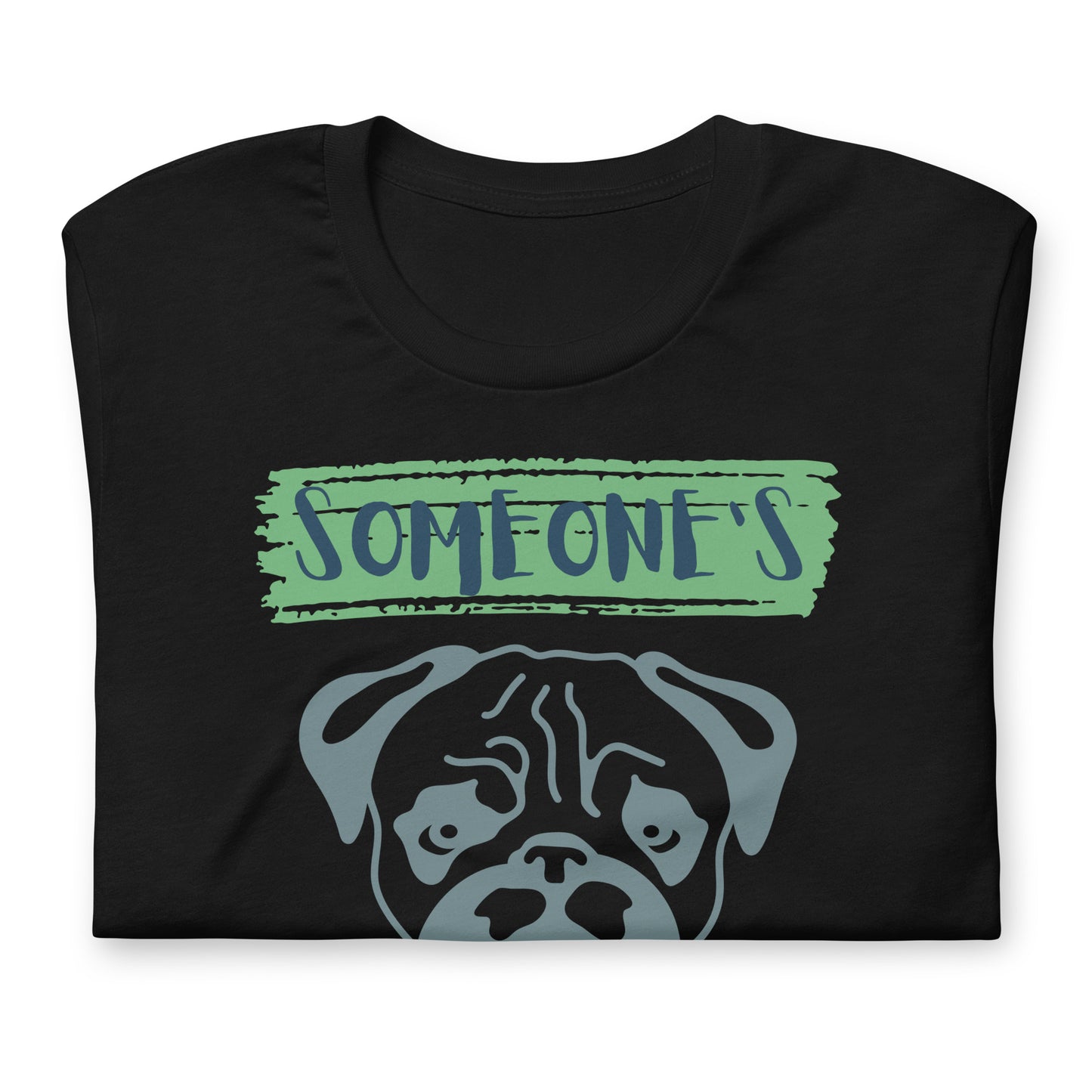 Pug's Unisex t-shirt - Green