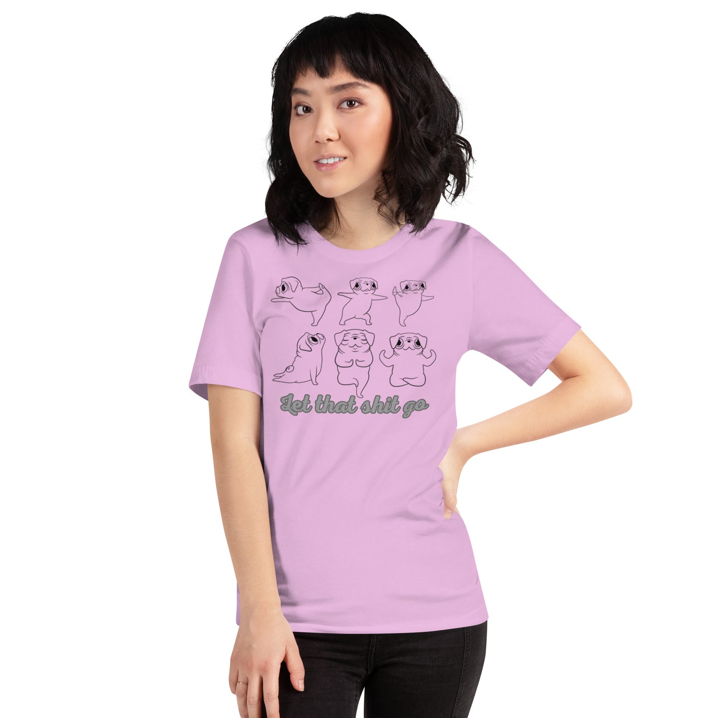 Pug Yoga - Unisex t-shirt
