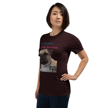 "Mean Pug" Unisex t-shirt